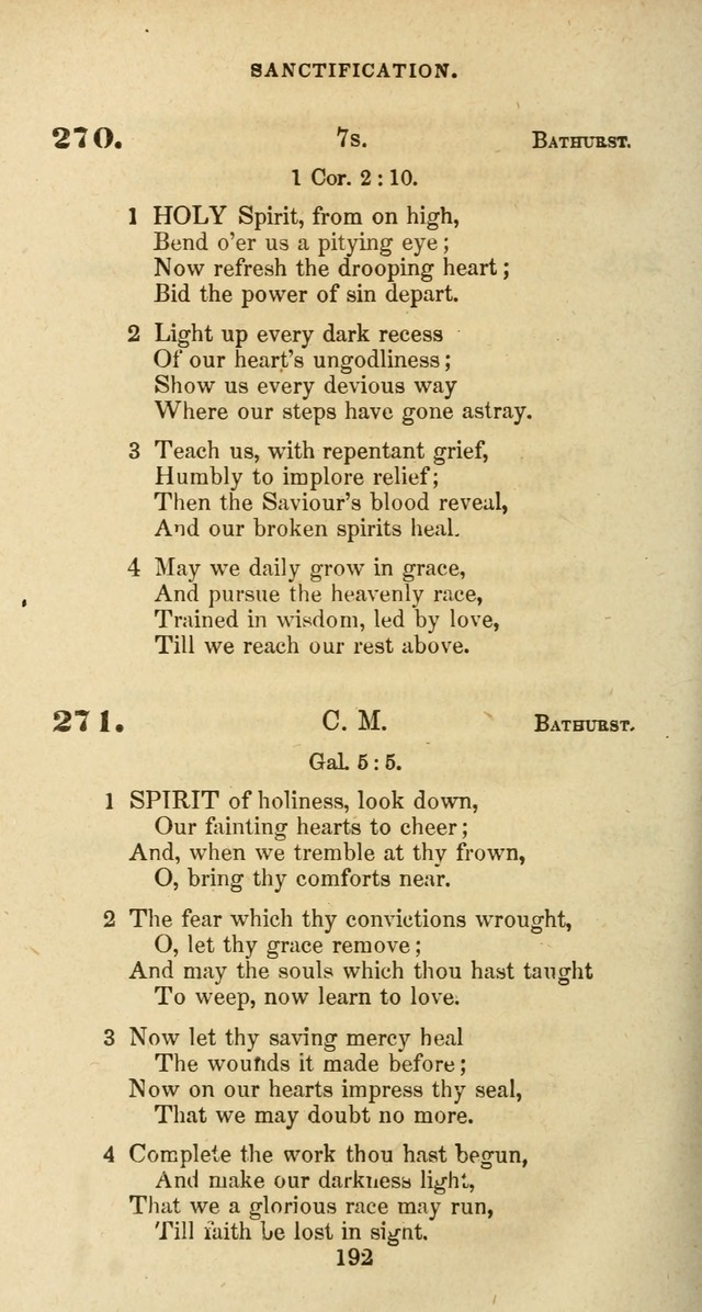 The Baptist Psalmody: a selection of hymns for the worship of God page 192