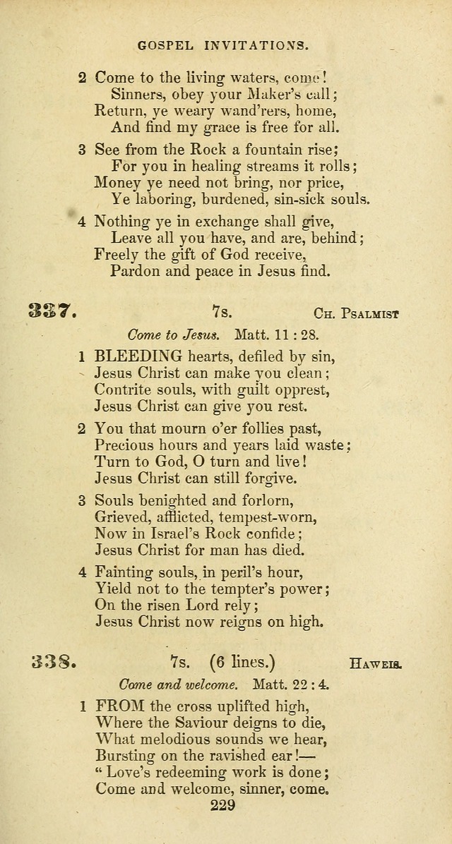 The Baptist Psalmody: a selection of hymns for the worship of God page 229