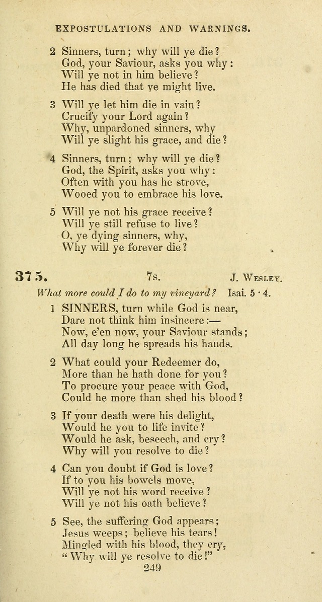 The Baptist Psalmody: a selection of hymns for the worship of God page 249