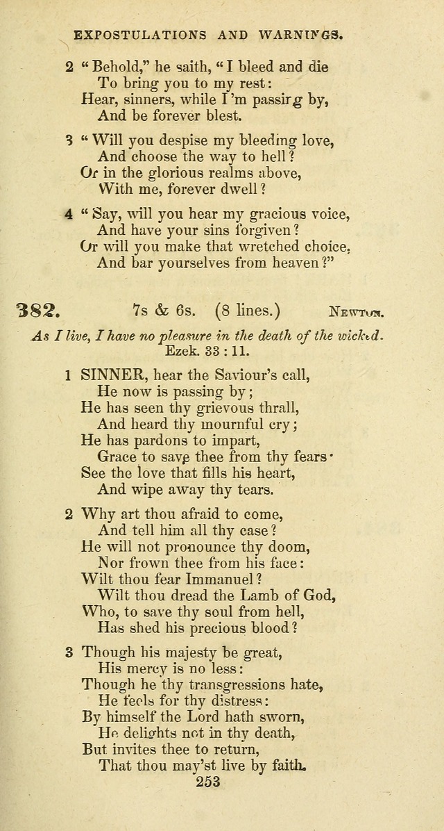 The Baptist Psalmody: a selection of hymns for the worship of God page 253