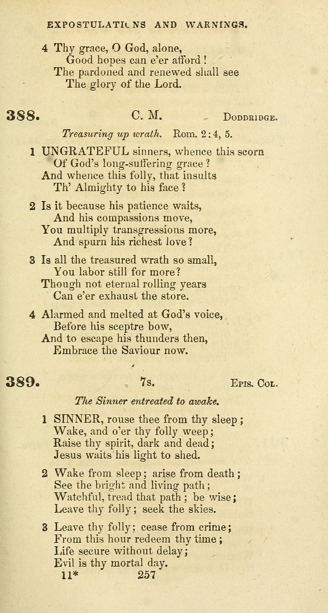The Baptist Psalmody: a selection of hymns for the worship of God page 257
