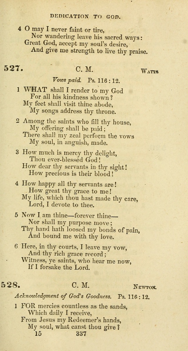 The Baptist Psalmody: a selection of hymns for the worship of God page 337