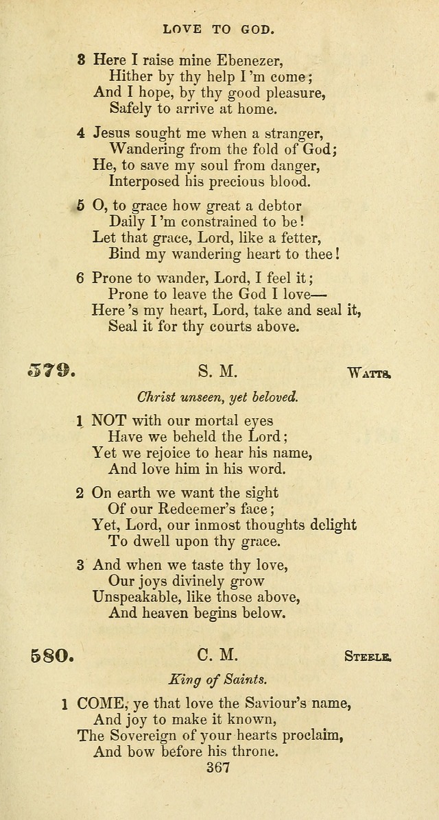 The Baptist Psalmody: a selection of hymns for the worship of God page 367