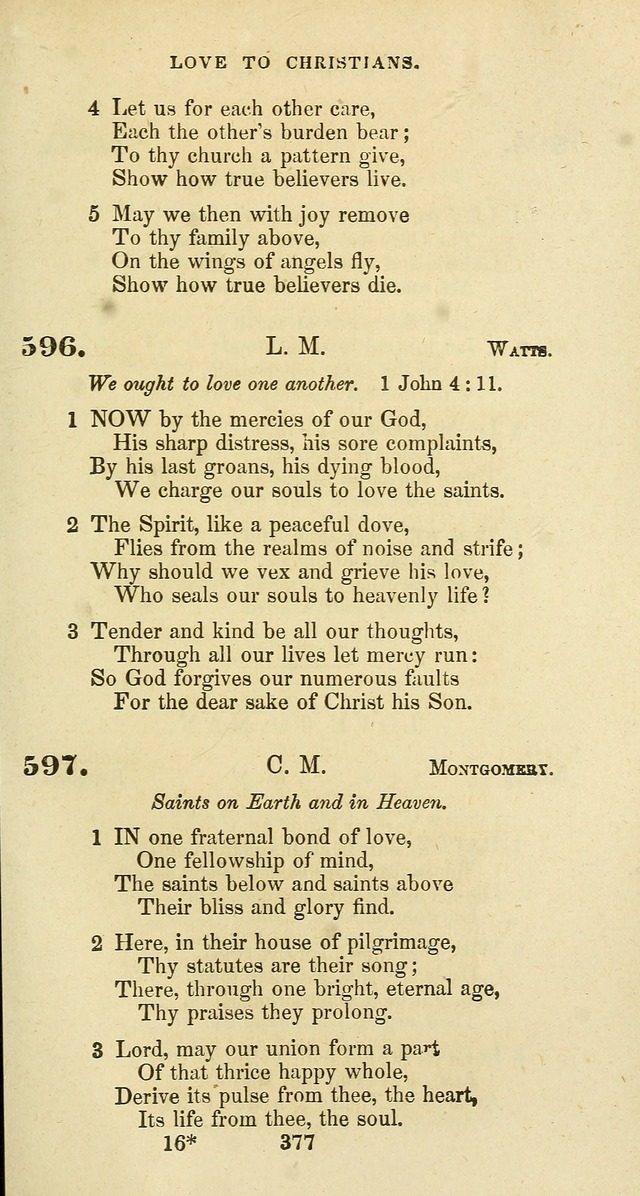 The Baptist Psalmody: a selection of hymns for the worship of God page 377