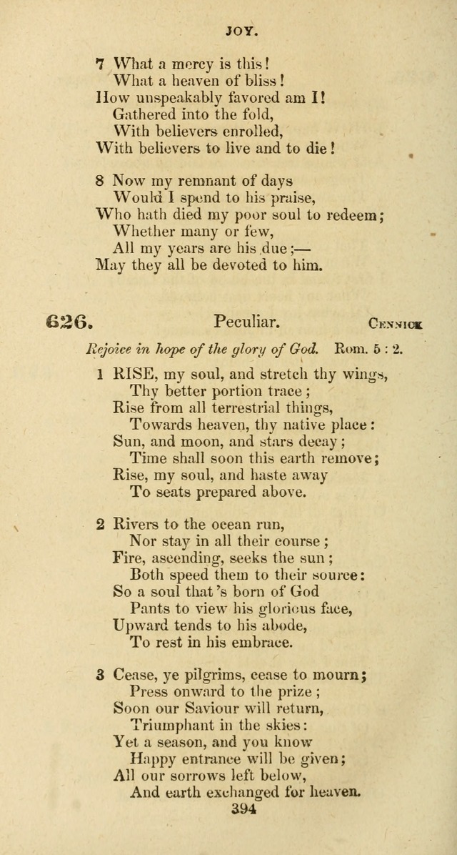 The Baptist Psalmody: a selection of hymns for the worship of God page 394