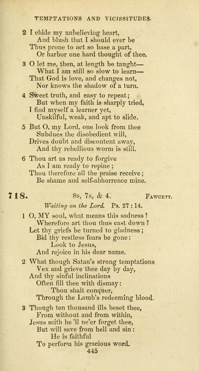 The Baptist Psalmody: a selection of hymns for the worship of God page 445