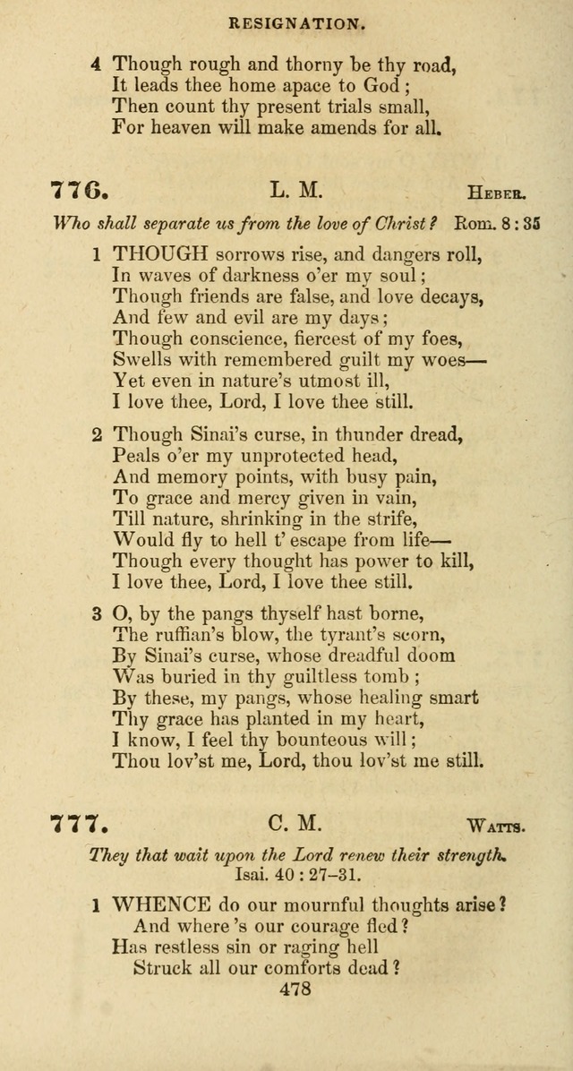 The Baptist Psalmody: a selection of hymns for the worship of God page 478