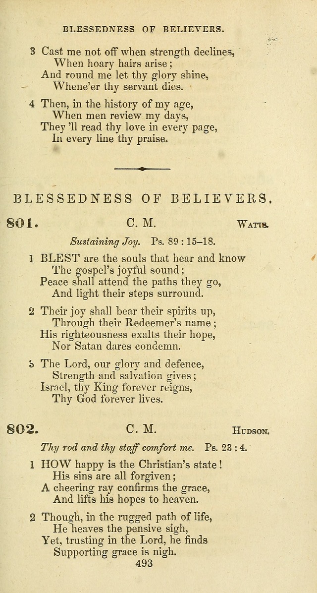 The Baptist Psalmody: a selection of hymns for the worship of God page 493