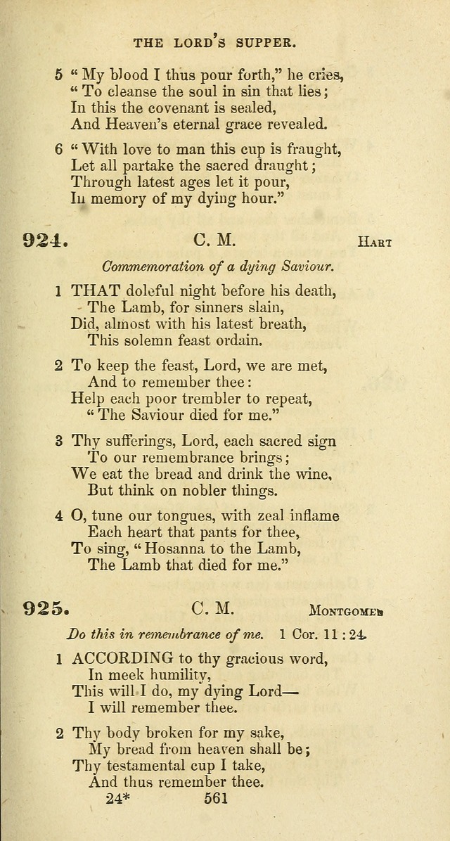 The Baptist Psalmody: a selection of hymns for the worship of God page 561