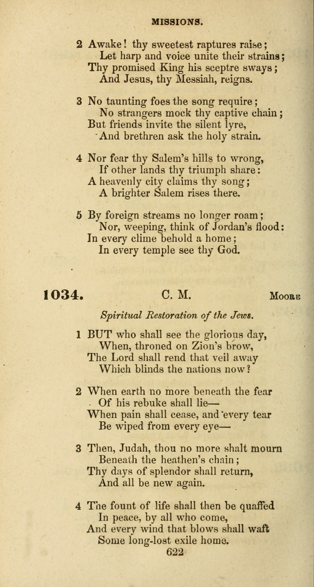The Baptist Psalmody: a selection of hymns for the worship of God page 622