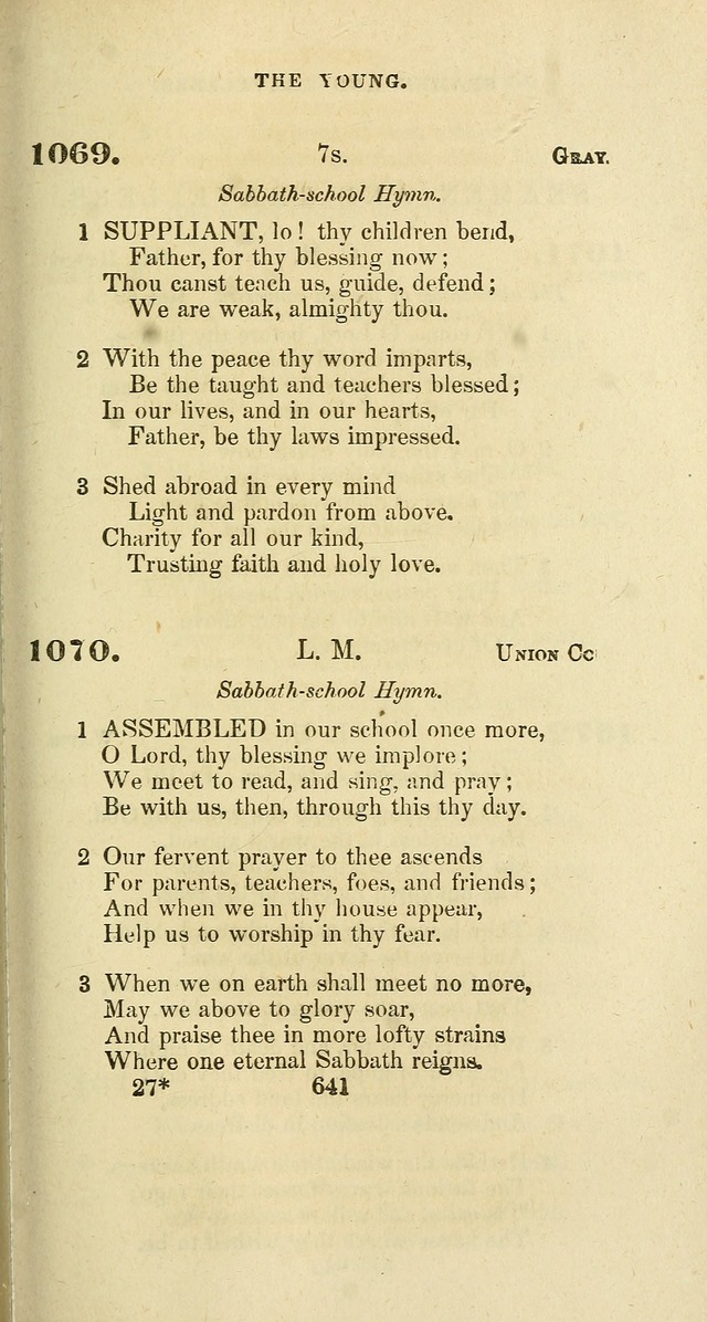 The Baptist Psalmody: a selection of hymns for the worship of God page 641