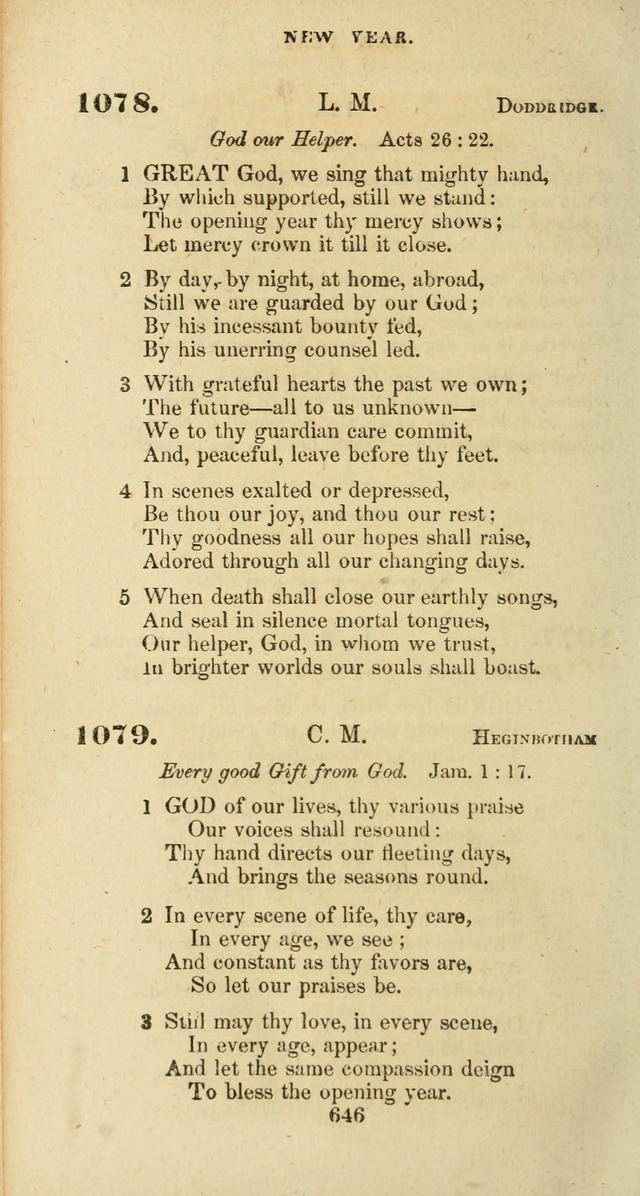 The Baptist Psalmody: a selection of hymns for the worship of God page 646