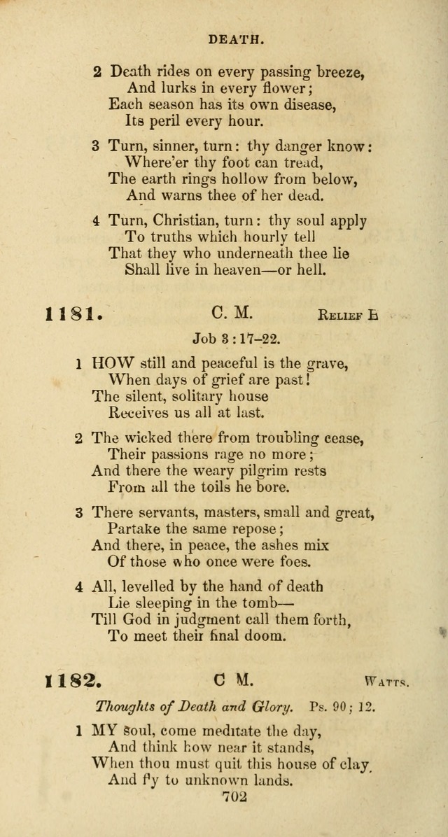 The Baptist Psalmody: a selection of hymns for the worship of God page 702
