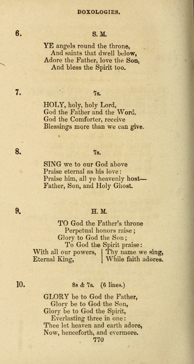 The Baptist Psalmody: a selection of hymns for the worship of God page 770
