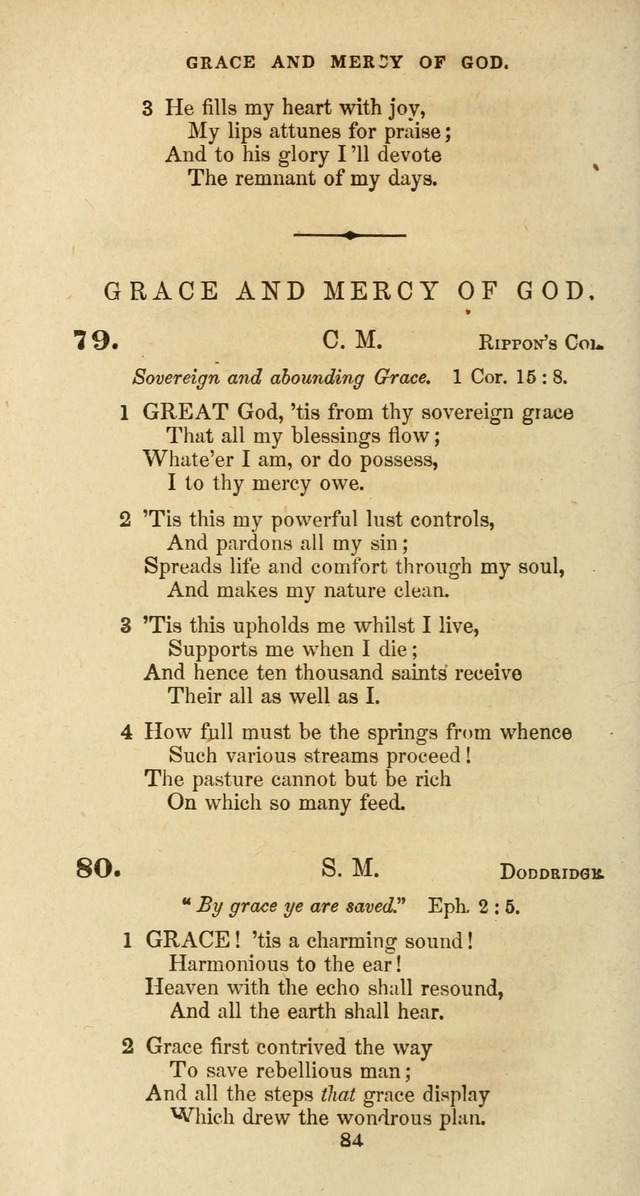 The Baptist Psalmody: a selection of hymns for the worship of God page 84