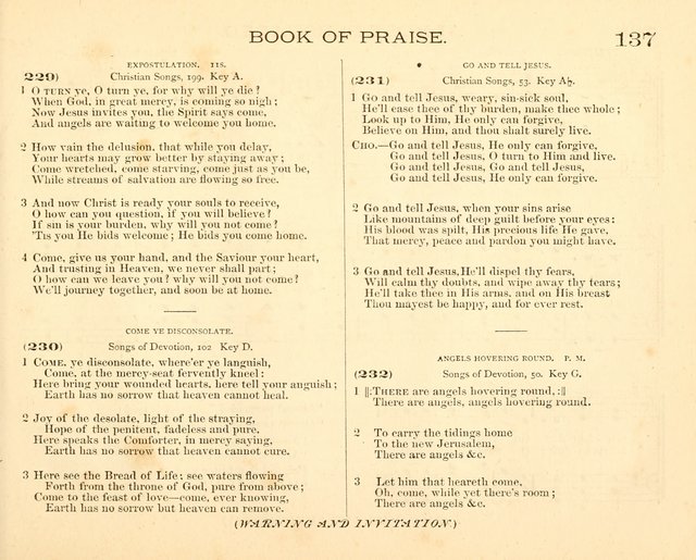Book of Praise for the Sunday School: with hymns and tunes appropriate for the prayer meeting and the home circle page 140
