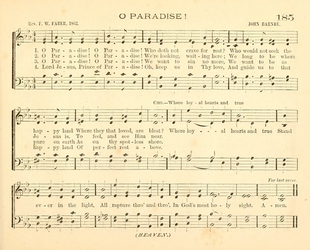 Book of Praise for the Sunday School: with hymns and tunes appropriate for the prayer meeting and the home circle page 188
