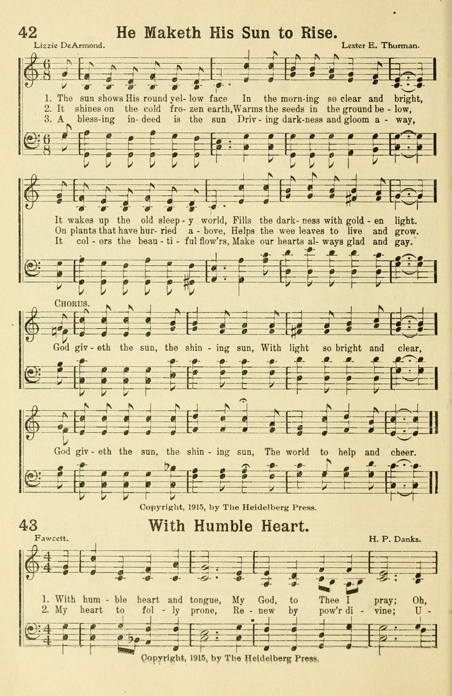 Beginner and Primary Songs: for use in Sunday School and the Home page 47