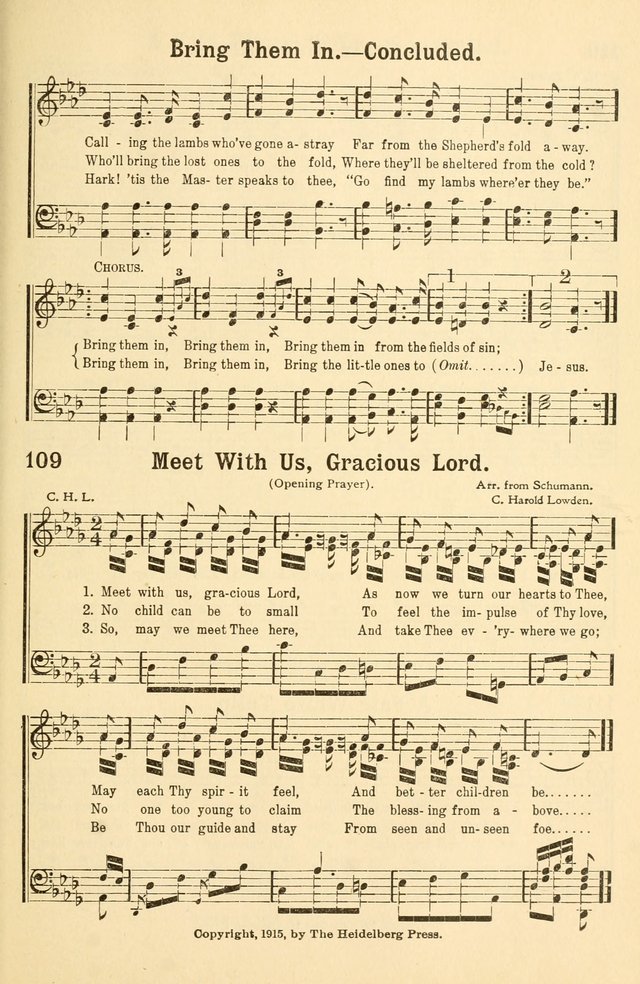 Beginner and Primary Songs: for use in Sunday School and the Home page 94