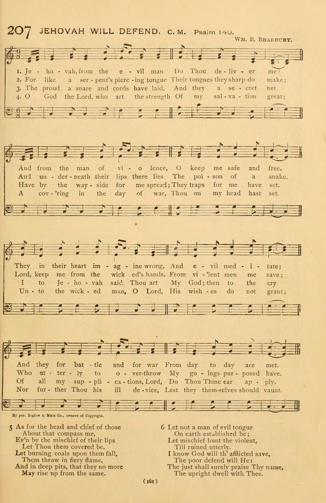 Bible Songs: consisting of selections from the Psalms set to music suitable for Sabbath Schools, prayer meetings, etc. page 161