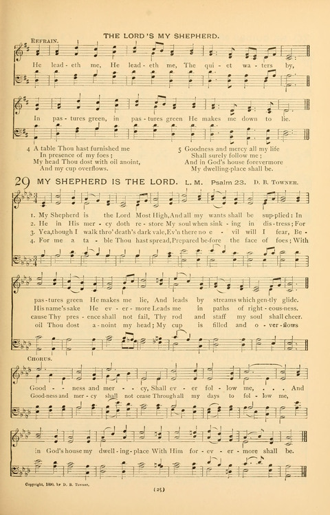 Bible Songs: consisting of selections from the Psalms set to music suitable for Sabbath Schools, prayer meetings, etc. page 21