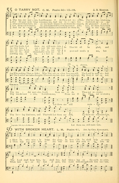 Bible Songs: consisting of selections from the Psalms set to music suitable for Sabbath Schools, prayer meetings, etc. page 42