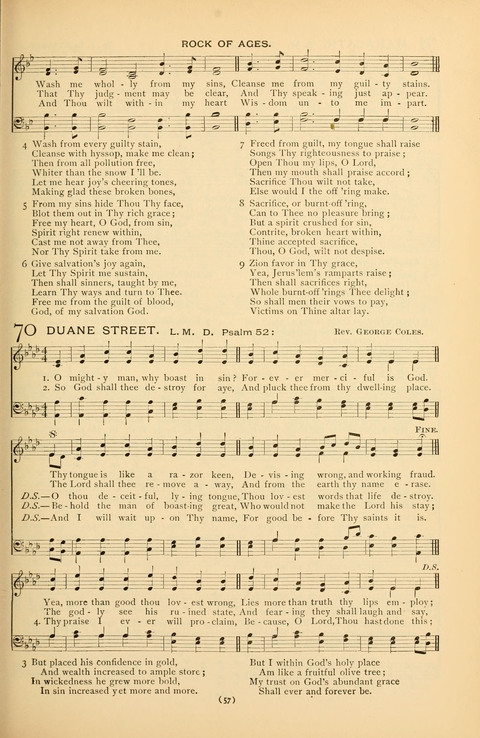 Bible Songs: consisting of selections from the Psalms set to music suitable for Sabbath Schools, prayer meetings, etc. page 53