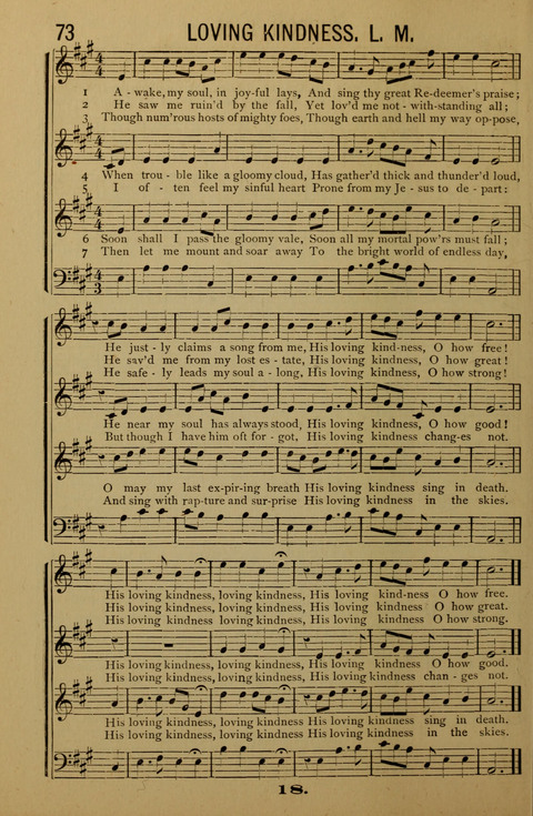 Bible School Echoes, and Sacred Hymns page 18