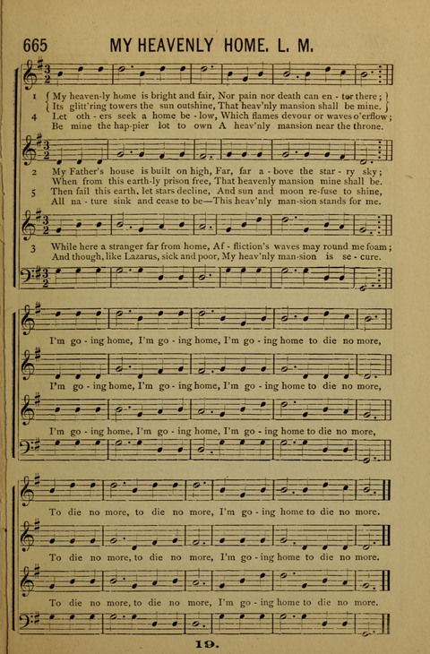 Bible School Echoes, and Sacred Hymns page 19