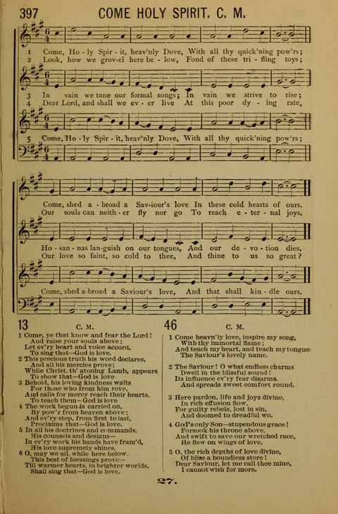 Bible School Echoes, and Sacred Hymns page 27