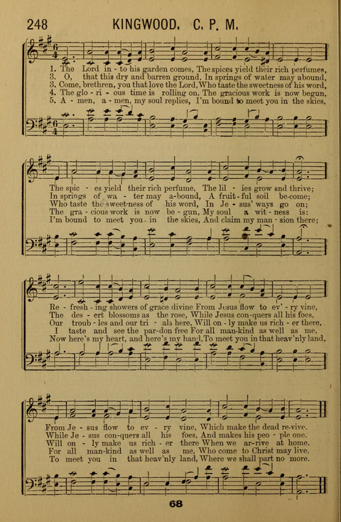 Bible School Echoes, and Sacred Hymns page 68