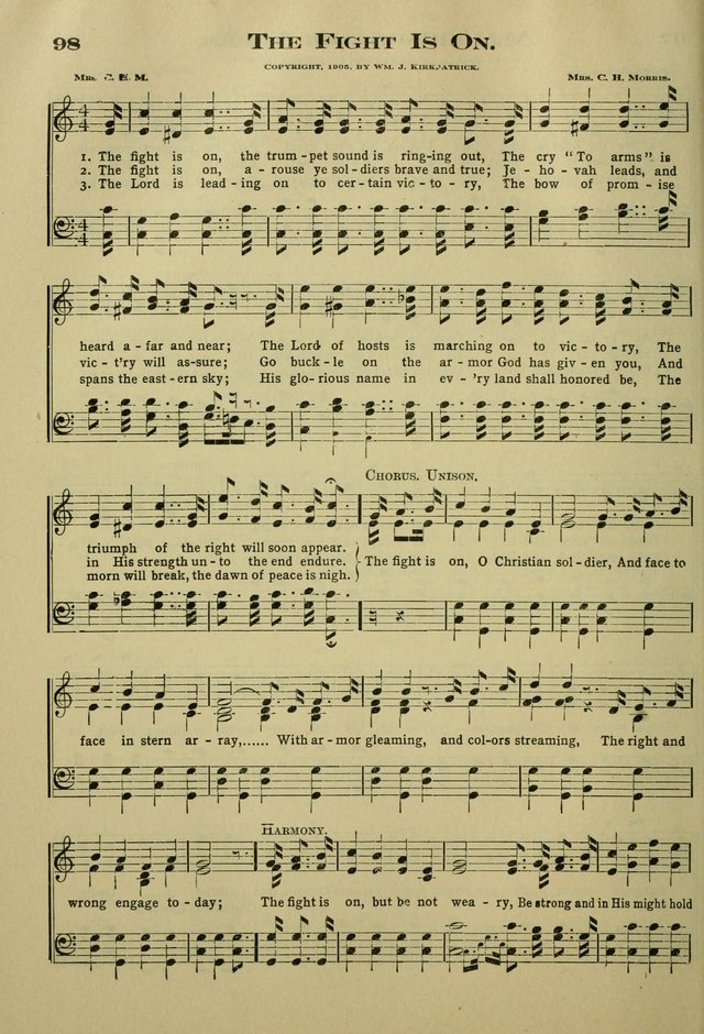 The Bible School Hymnal page 107