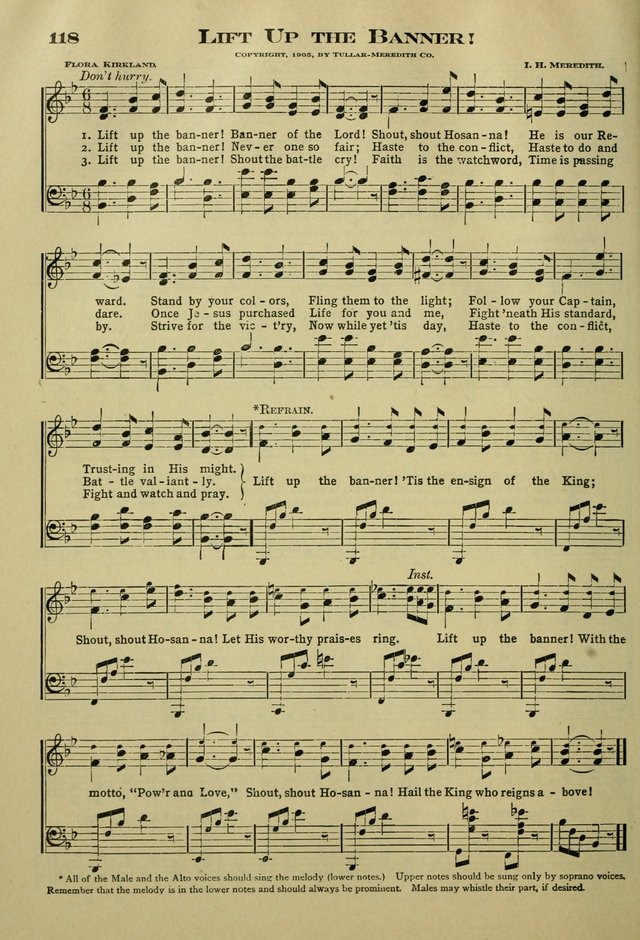 The Bible School Hymnal page 127