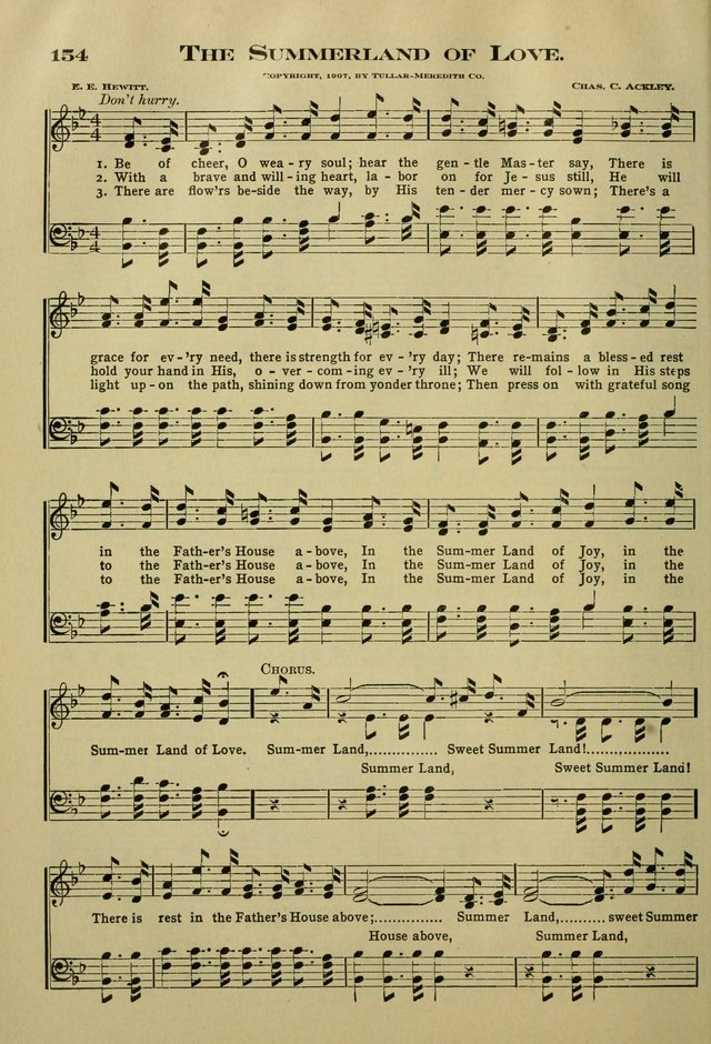The Bible School Hymnal page 163