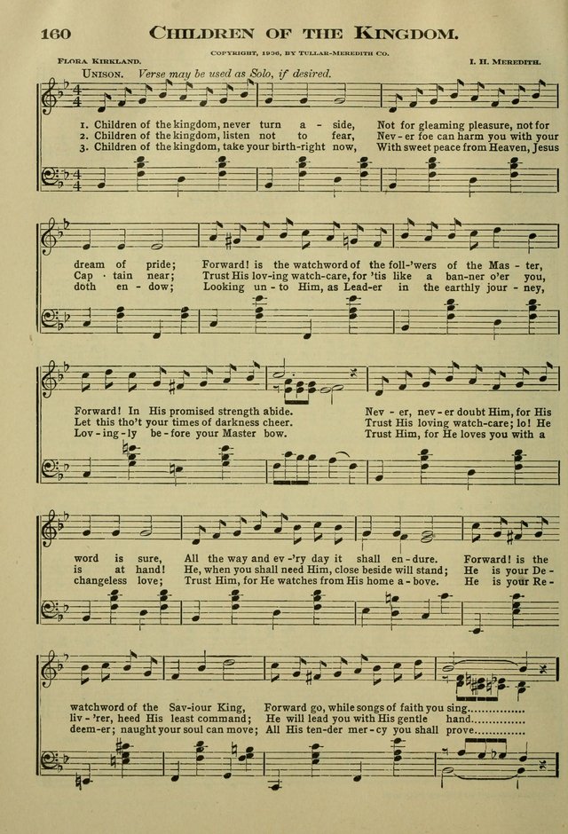 The Bible School Hymnal page 169