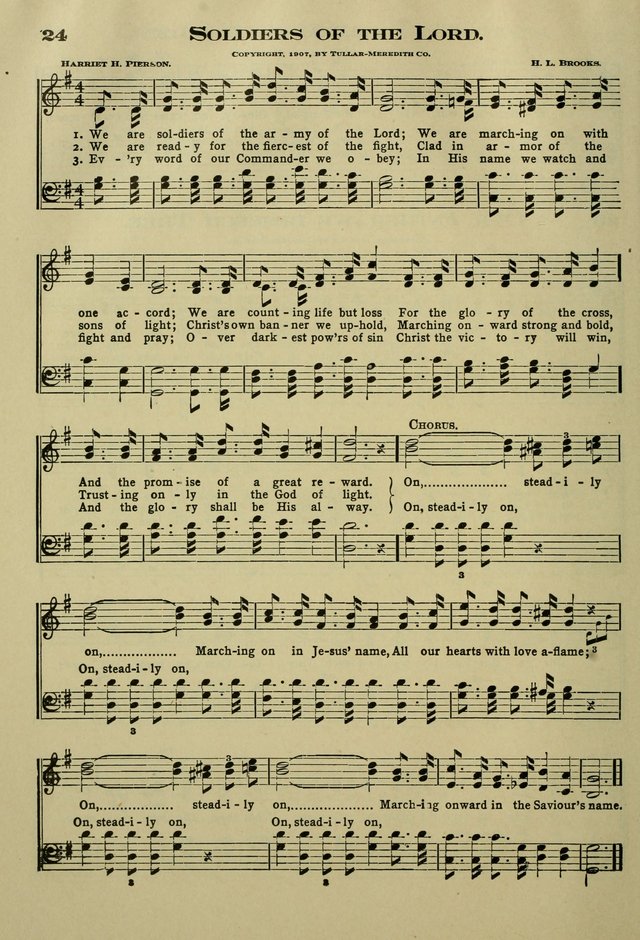 The Bible School Hymnal page 33