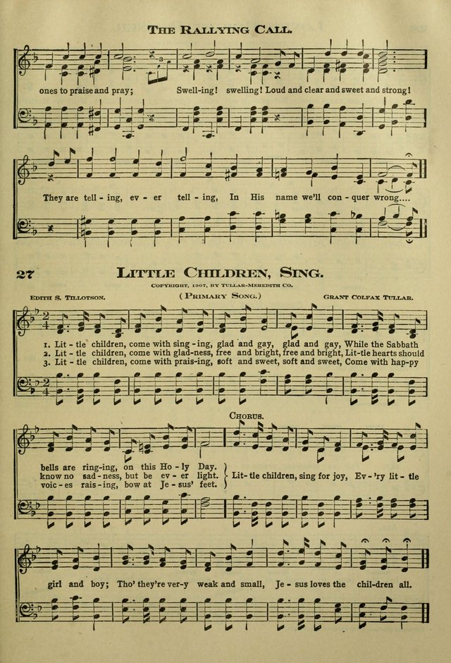 The Bible School Hymnal page 36