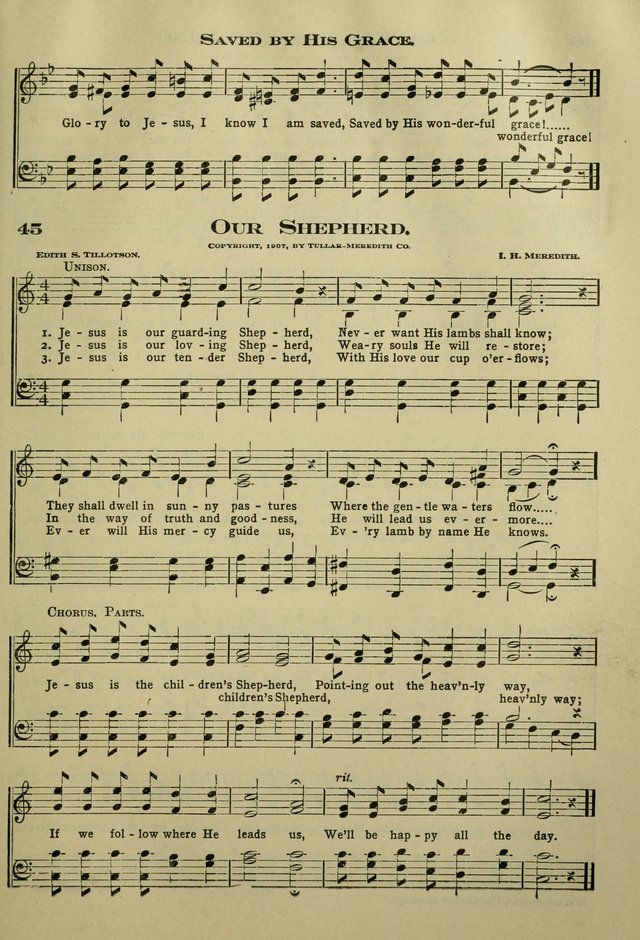 The Bible School Hymnal page 54