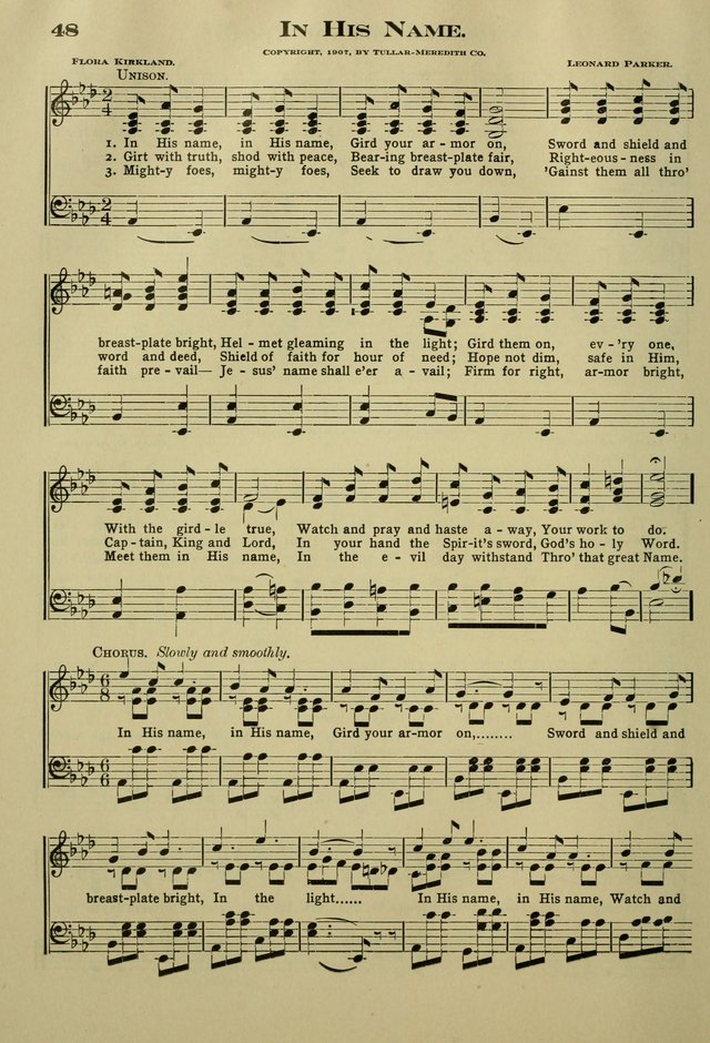 The Bible School Hymnal page 57