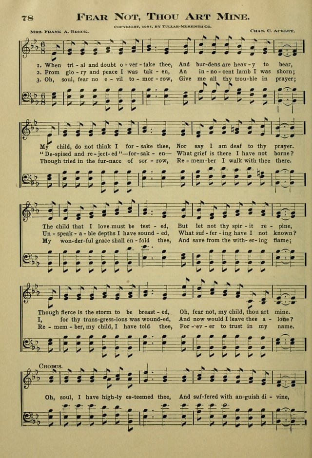 The Bible School Hymnal page 87