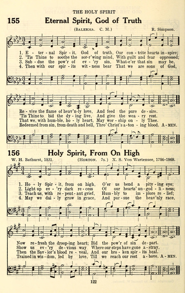 The Baptist Standard Hymnal: with responsive readings: a new book for all services page 114