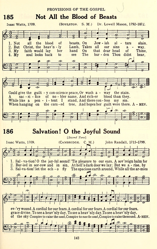 The Baptist Standard Hymnal: with responsive readings: a new book for all services page 135