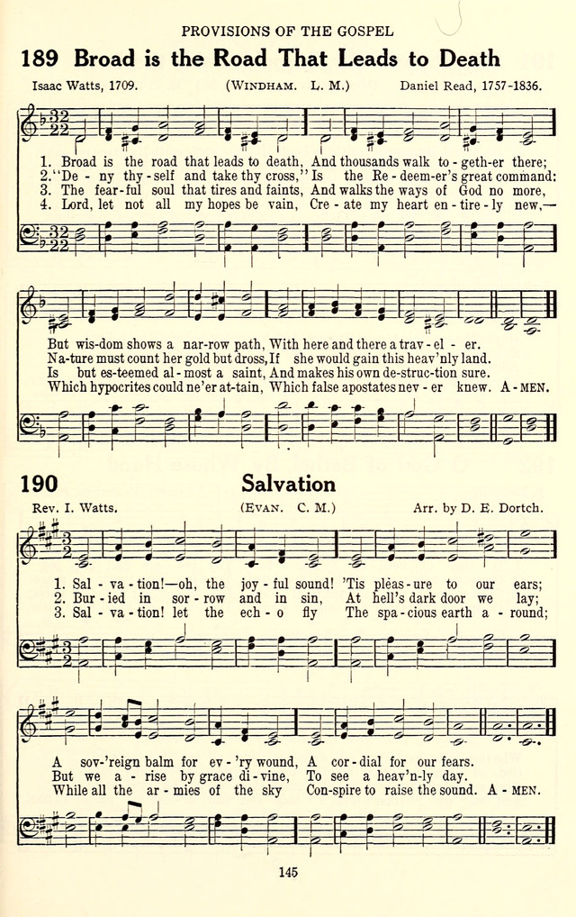 The Baptist Standard Hymnal: with responsive readings: a new book for all services page 137