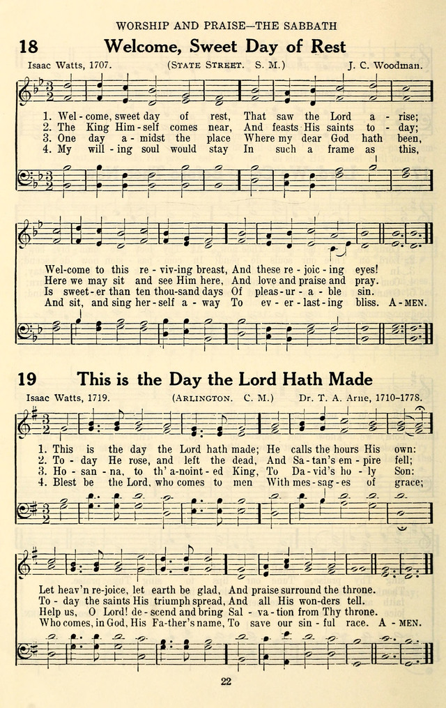 The Baptist Standard Hymnal: with responsive readings: a new book for all services page 14