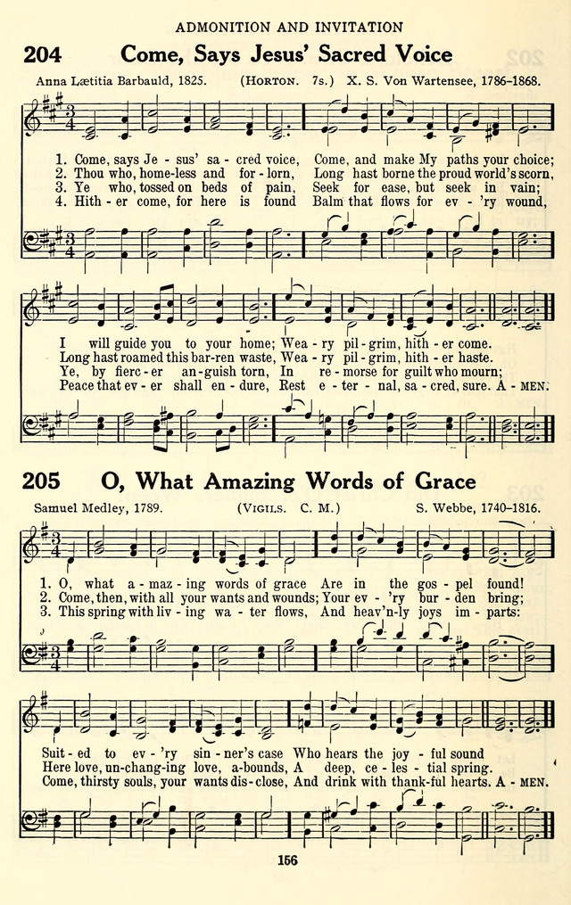 The Baptist Standard Hymnal: with responsive readings: a new book for all services page 148