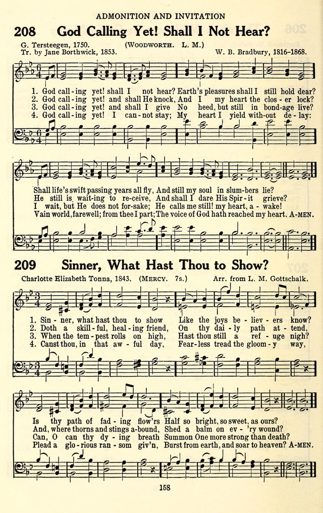The Baptist Standard Hymnal: with responsive readings: a new book for all services page 150