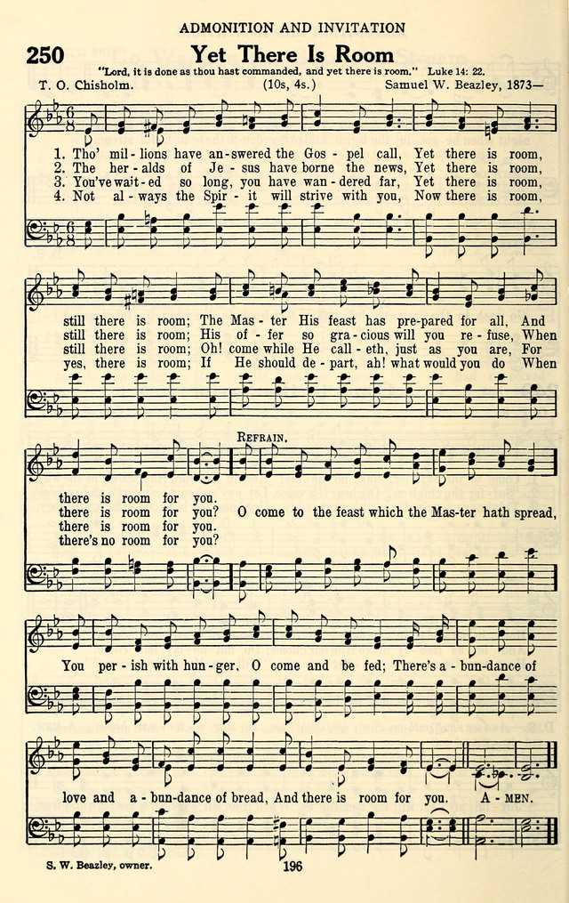 The Baptist Standard Hymnal: with responsive readings: a new book for all services page 188