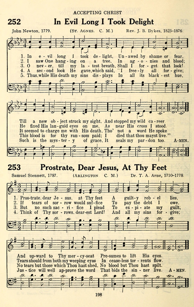 The Baptist Standard Hymnal: with responsive readings: a new book for all services page 190
