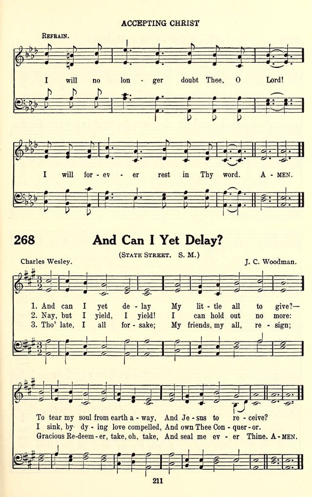 The Baptist Standard Hymnal: with responsive readings: a new book for all services page 203