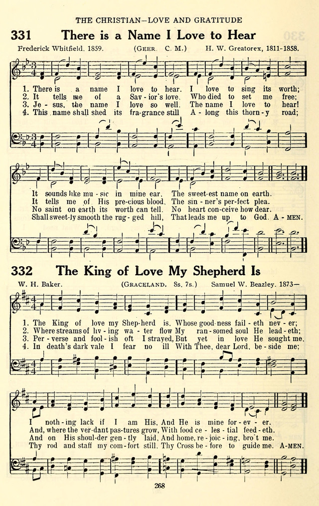 The Baptist Standard Hymnal: with responsive readings: a new book for all services page 260